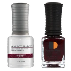Le Chat Perfect Match Gel Polish & Lacquer Set, Scarlett, 15 mL | .5 fl. oz., PMS192