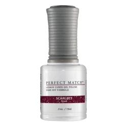 Le Chat Perfect Match Gel Polish & Lacquer Set, Scarlett, 15 mL | .5 fl. oz., PMS192