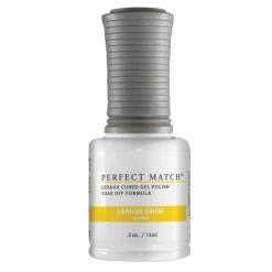 Le Chat Perfect Match Gel Polish & Lacquer Set, Lemon Drop, 15 mL | .5 fl. oz., PMS118