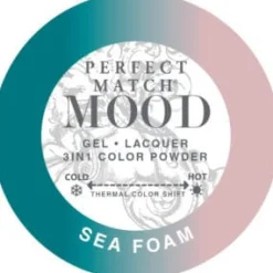 LeChat "Sea Foam" - Perfect Match MOOD Collection Duo Set Lacquer & Gel - SKU:PMMDS64