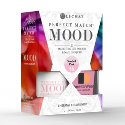 LeChat "Seashell Pink " - Perfect Match MOOD Collection Duo Set Lacquer & Gel - SKU:PMMDS56