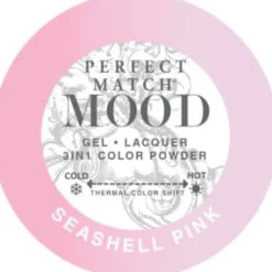 LeChat "Seashell Pink " - Perfect Match MOOD Collection Duo Set Lacquer & Gel - SKU:PMMDS56