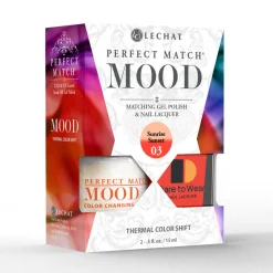 LeChat "Sunrise Sunset" - Perfect Match MOOD Collection Duo Set Lacquer & Gel - SKU:PMMDS03