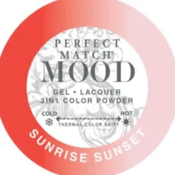 LeChat "Sunrise Sunset" - Perfect Match MOOD Collection Duo Set Lacquer & Gel - SKU:PMMDS03