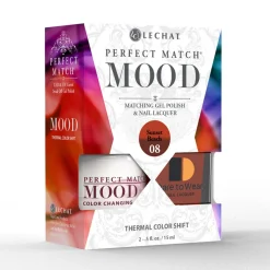 LeChat "Sunset Beach" - Perfect Match MOOD Collection Duo Set Lacquer & Gel - SKU:PMMDS08