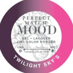 LeChat "Twilight Skies" - Perfect Match MOOD Collection Duo Set Lacquer & Gel - SKU:PMMDS24