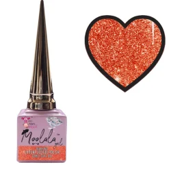 Moolala™ Diamond Luxury Gel Polish, Coral, 10 mL