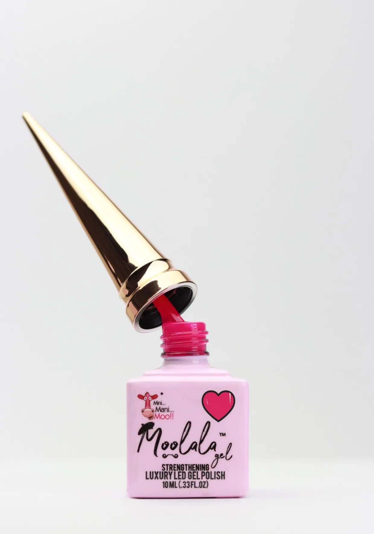 Moolala™ 2 Step Gel - #18 Dark Pink Rose, 10 mL