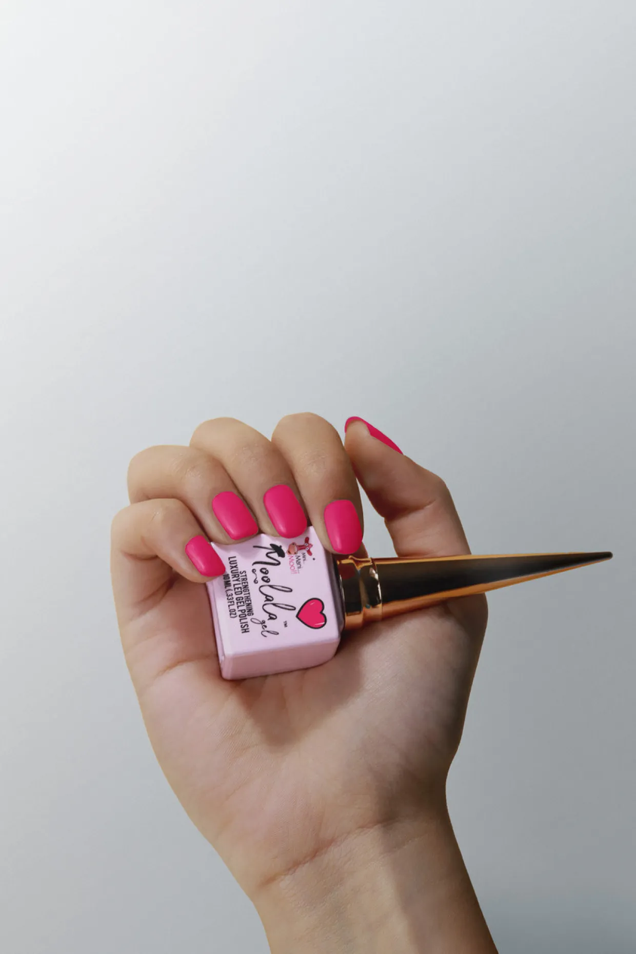 Moolala™ 2 Step Gel - #18 Dark Pink Rose, 10 mL