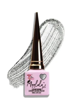 Moolala™ 2 Step Gel - #24 Glittery Silver, 10 mL