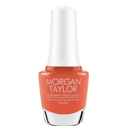 Morgan Taylor Nail Lacquer "I'm All Cheers", Celosia Orange Cream, 15mL |.5 fl oz - Now & Zen Collection