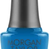Morgan Taylor Nail Lacquer "I Was Framed", Cerulean Blue Crème, 15mL |.5 fl oz -In Frame Collection