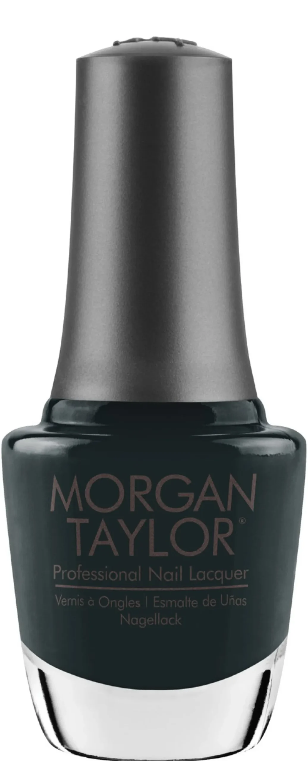 Morgan Taylor Nail Lacquer "Just Hanging Around", Deep Evergreen Creme, 15mL |.5 fl oz -In Frame Collection