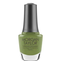 Morgan Taylor Nail Lacquer "Leaf It All Behind" Moss Green Crème - 15 mL | .5 fl oz - 3110483