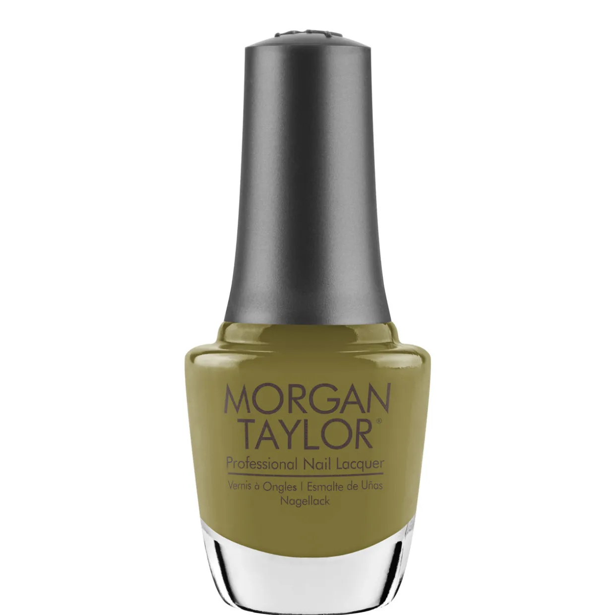 Morgan Taylor Nail Lacquer "Lost My Terrain of Thought", Moss Green Creme, 15 mL | .5 fl oz - Change of Pace Collection