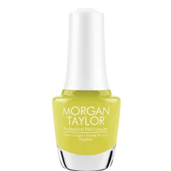 Morgan Taylor Nail Lacquer "Perk Up Buttercup", Lemon Lime Cream, 15mL |.5 fl oz - Now & Zen Collection