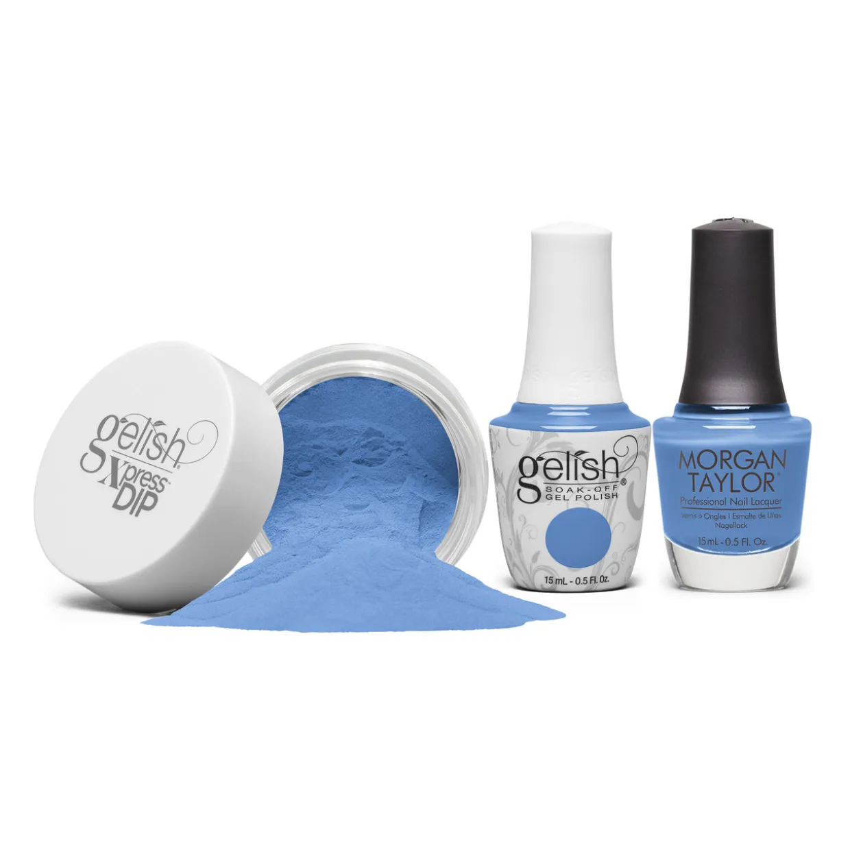 Morgan Taylor Nail Lacquer "Soaring Above It All", Bold Blue Crème, 15mL |.5 fl oz -Up In The Air Collection