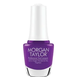 Morgan Taylor Nail Lacquer "This Is How I Roll", Bright Purple Cream, 15mL |.5 fl oz - Let's Roll Collection