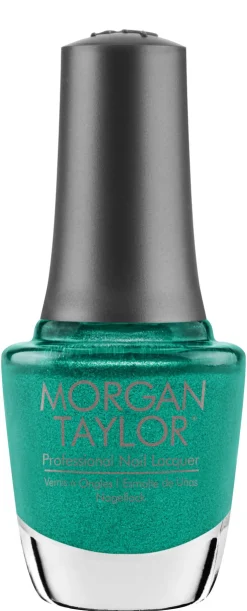 Morgan Taylor Nail Lacquer "What The Fluff?", Vibrant Teal Metallic, 15mL | .5fl oz - 3110546