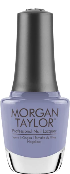 Morgan Taylor Nail Lacquer "What's The Hang Up?", Muted Blue Crème, 15mL |.5 fl oz -In Frame Collection