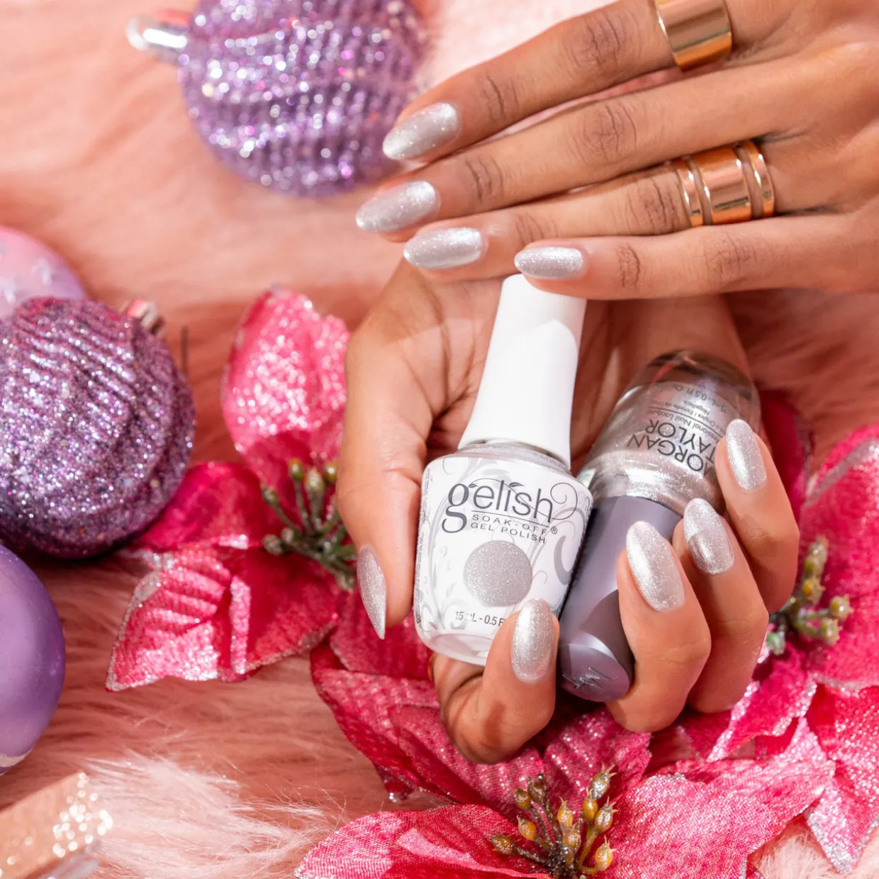 Morgan Taylor Nail Lacquer "You Sweater Believe It", Soft Silver Metallic, 15mL | .5fl oz - 3110544