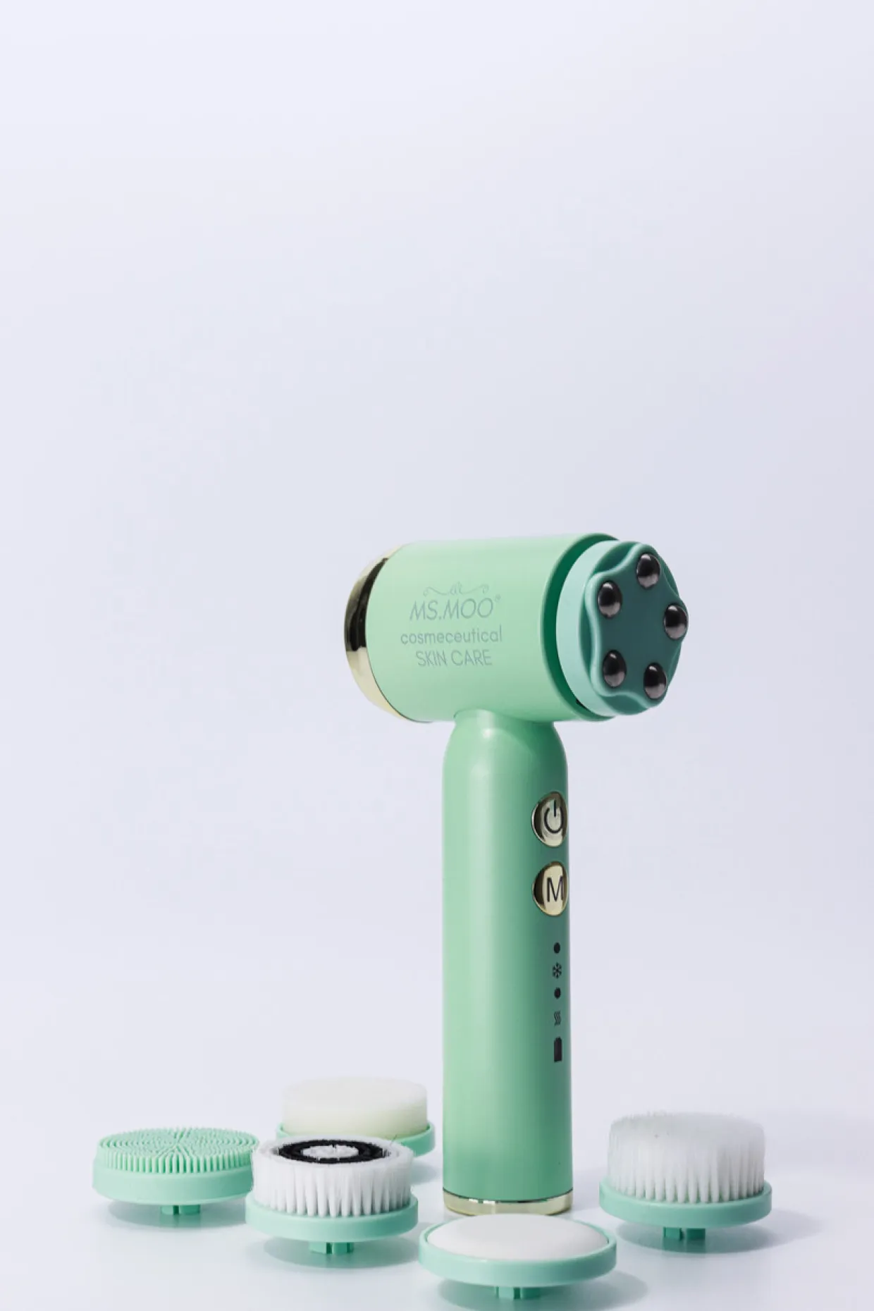 Ms. Moo™ Cleo 8-in-1 Face and Body Brush