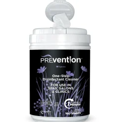 PREvention Disinfectant Cleaner Wipes 6"x7", 160 ct. Cannister