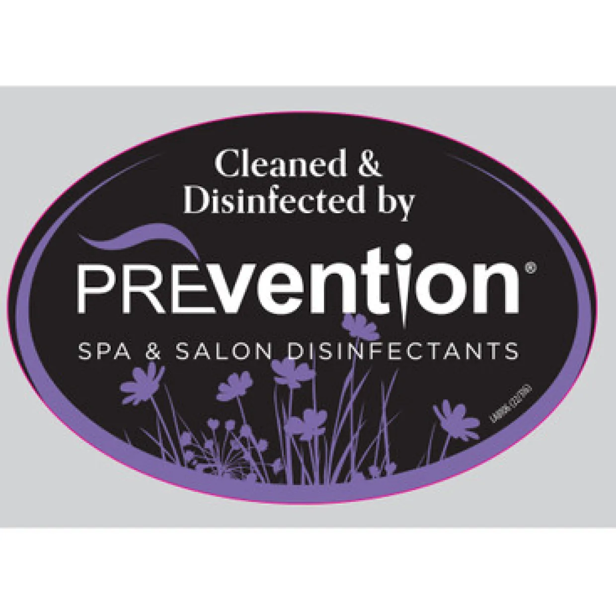 PREvention Window Decal - Cleaned and Disinfected