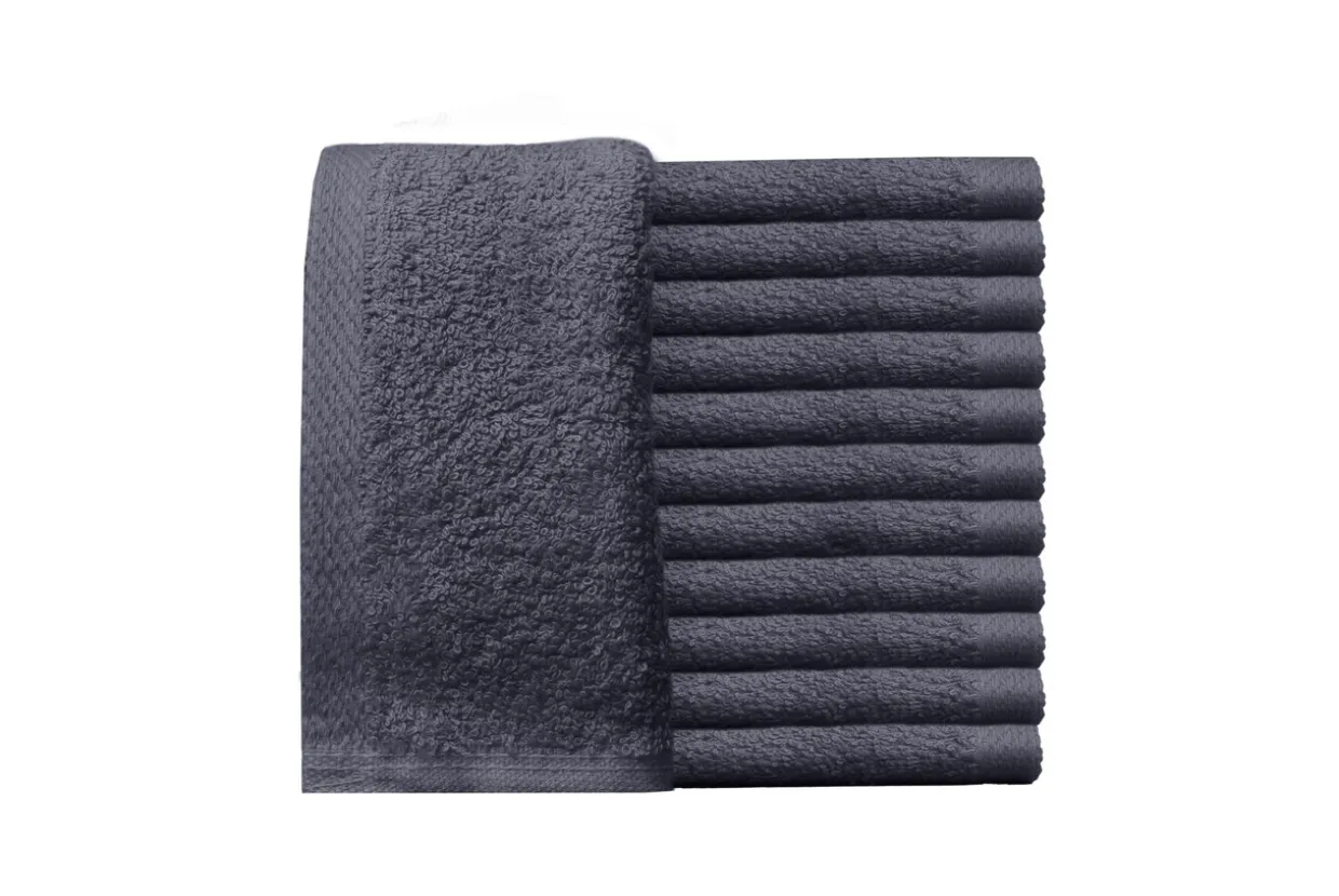 ProTex Luxe3 Hand Towels, Granite Grey, 16"x29", Case Pack of 144
