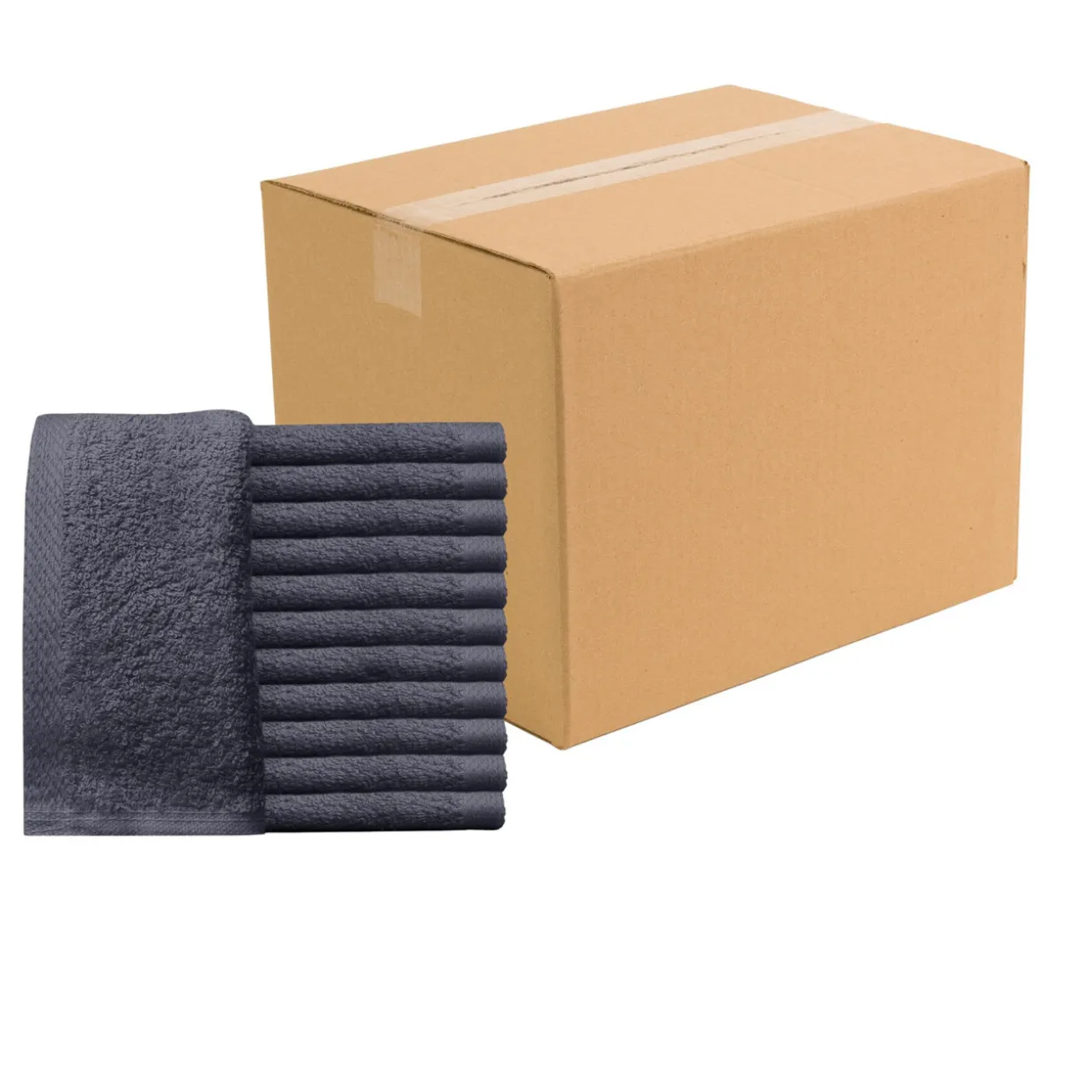 ProTex Luxe3 Hand Towels, Granite Grey, 16"x29", Case Pack of 144