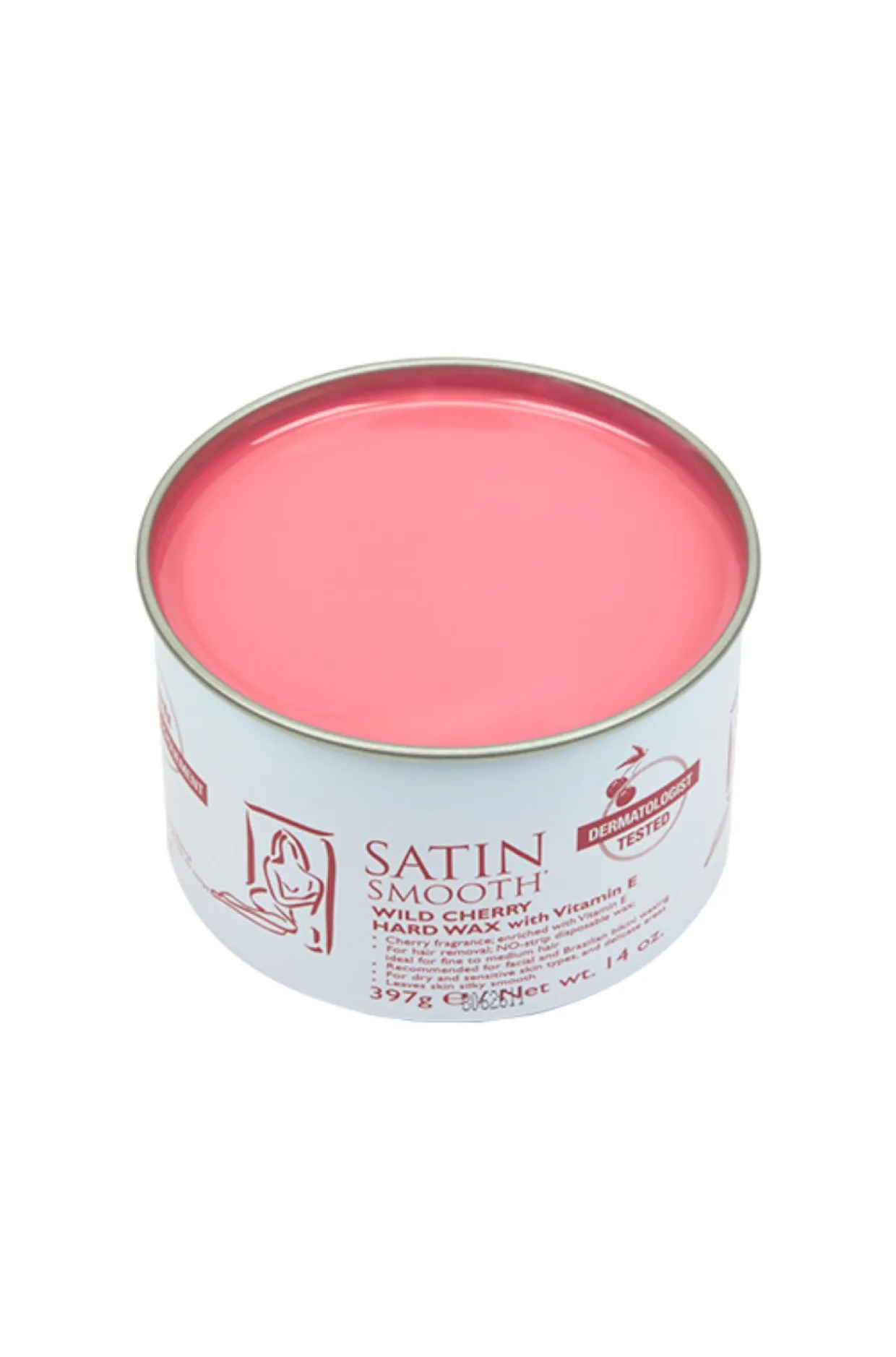 Satin Smooth Wild Cherry® Hard Wax with Vitamin E, 14oz.