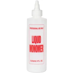 Soft 'N Style Imprinted Twist Top Bottle, Liquid Monomer, 8 oz