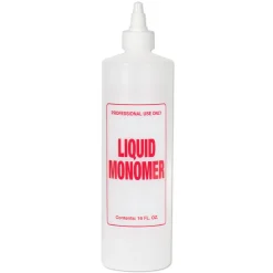 Soft 'N Style Imprinted Twist Top Bottle, Monomer, 16 oz.