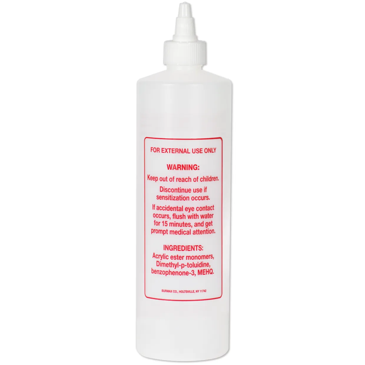 Soft 'N Style Imprinted Twist Top Bottle, Monomer, 16 oz.