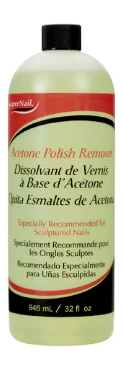 SuperNail Acetone Polish Remover - 32 fl oz