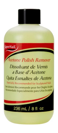 SuperNail Acetone Polish Remover - 8 fl oz
