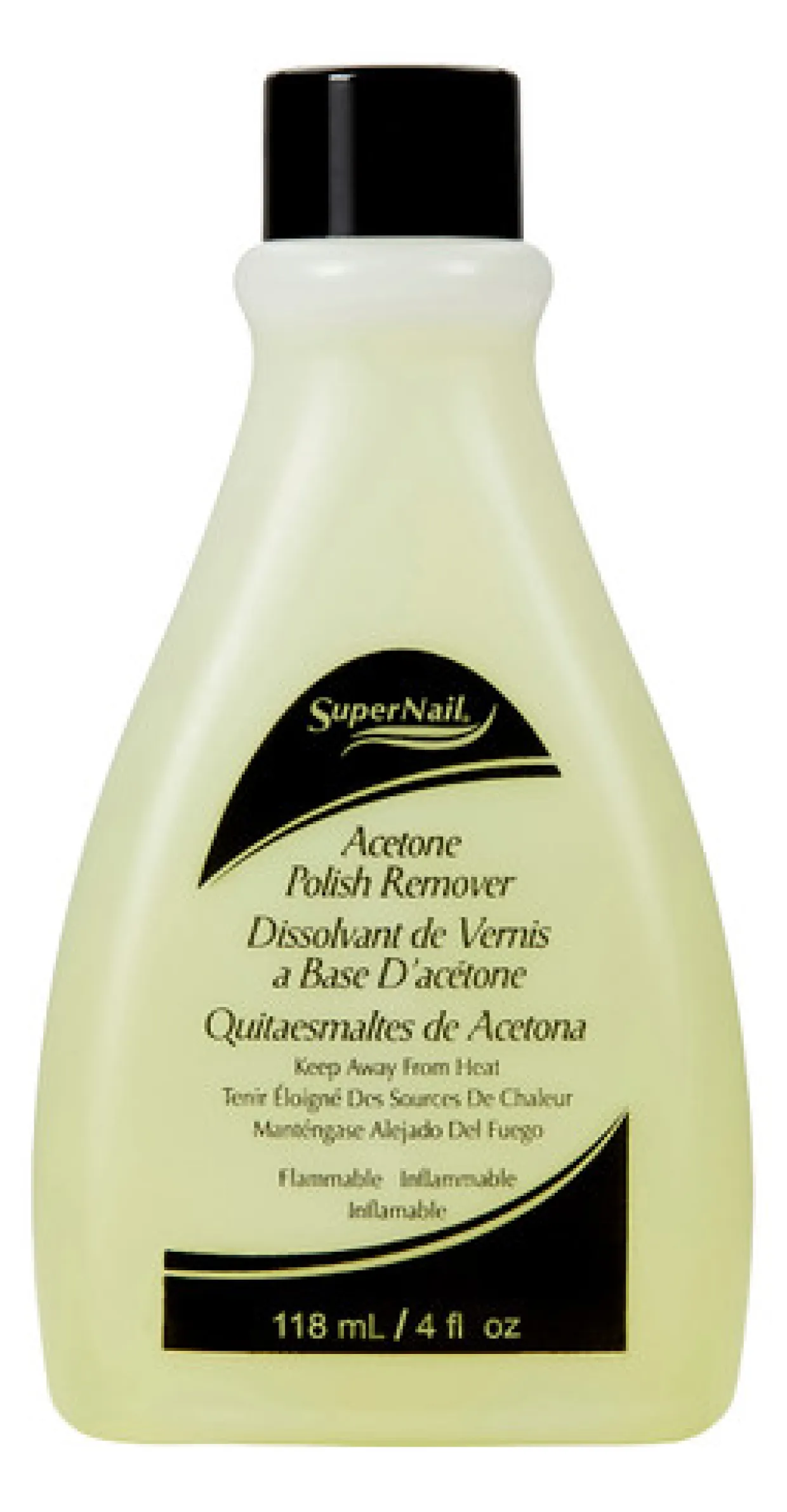 SuperNail Acetone Polish Remover - 4 fl oz