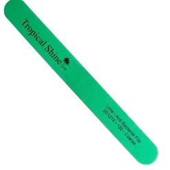 Tropical Shine Anti Bacterial File Lime 120 Grit (Coarse)- Case Pack of 12