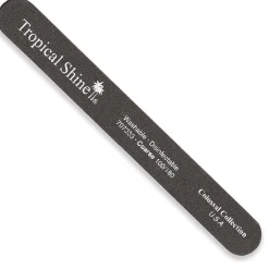 Tropical Shine Colossal Black Nail File 100/ 180 (Coarse/ Medium)- Case Pack of 12