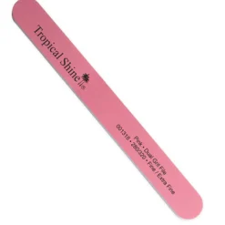 Tropical Shine Dual Grit File PINK 280/320 Grit (Fine/ Extra Fine)
