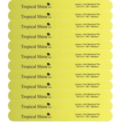 Tropical Shine File Lemon 180 Grit (Medium)- Case Pack of 12