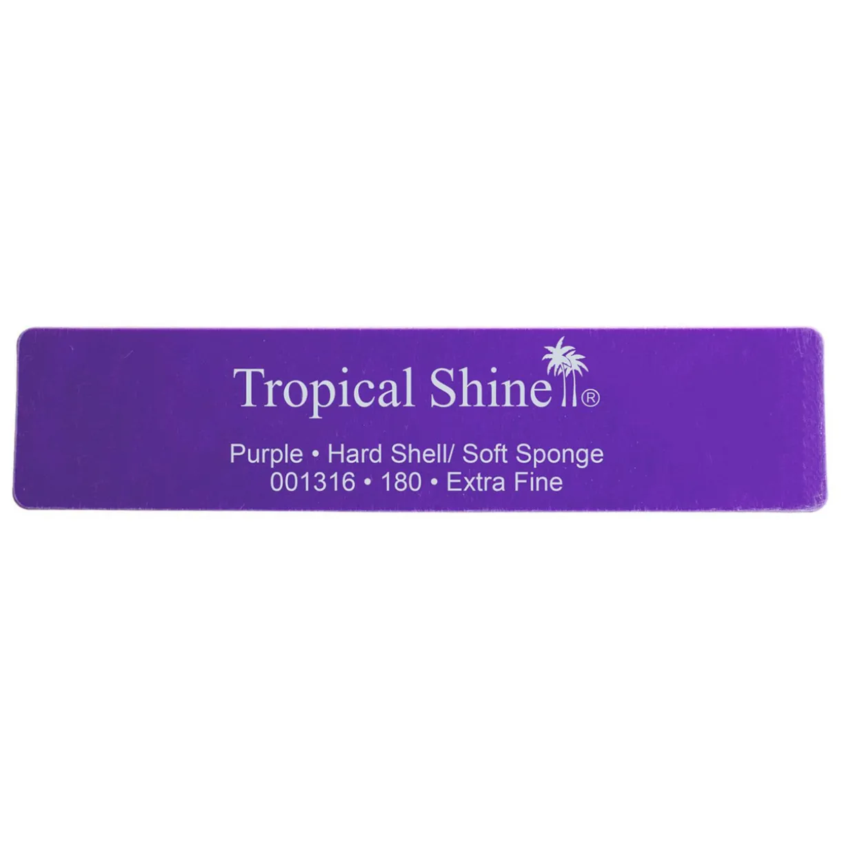 Tropical Shine Hard Shell Soft Sponge 180 Grit, Purple