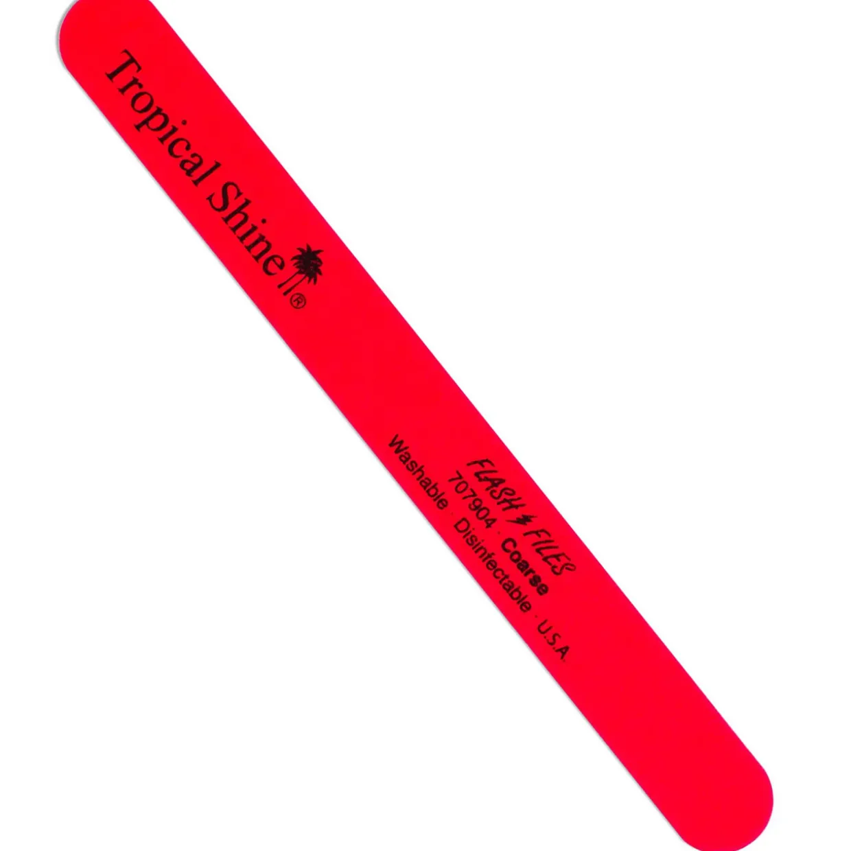 Tropical Shine Red Flash File 120 Grit (Coarse)- Case Pack of 50