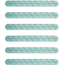Tropical Shine Trendy Nail File, Unicorn Print, 180/240 Grit- Case Pack of 6