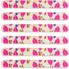 Tropical Shine Trendy Nail File, Lips Print, 180/240 Grit- Case Pack of 6