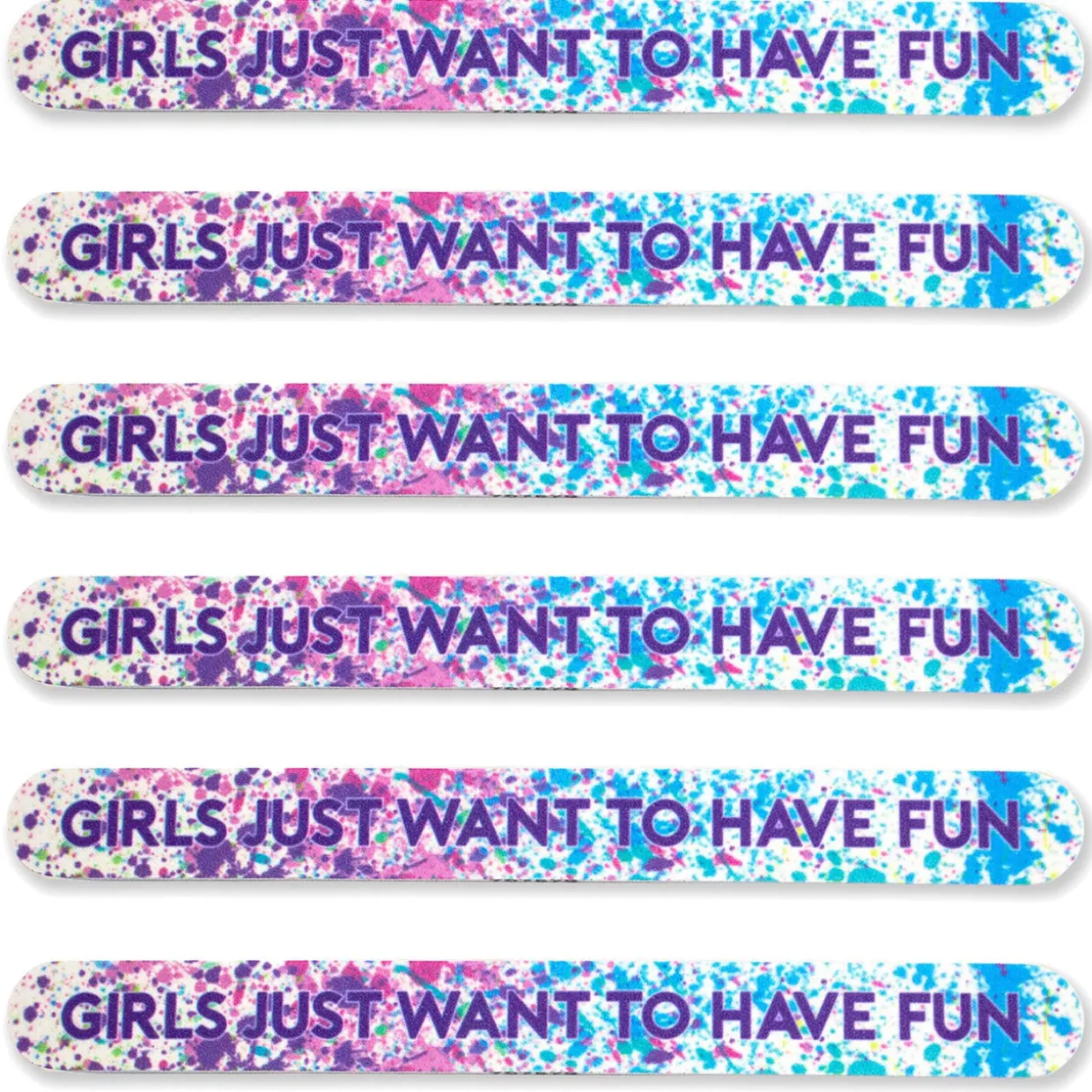 Tropical Shine Trendy Nail File, Girls Print, 180/240 Grit- Case Pack of 6