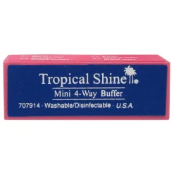 Tropical Shine 4-Way Buffer Mini-Block (Medium/Fine - Smooth/Shine) Block Size: - 1" x 1" x 3"- Case Pack of 12