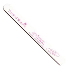 Tropical Shine White Lightning File 100/ 180 Grit (Coarse/ Medium), One End Square