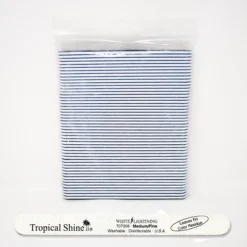 Tropical Shine White Lightning File 180/ 240 Grit (Medium/ Fine)- Case Pack of 50