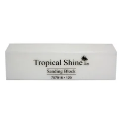 Tropical Shine White Sanding Block 120 Grit (Coarse)